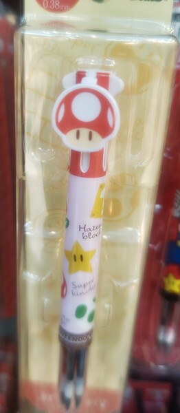 USJ スーパー ニンテンドー ワールド マリオ ゲルインクボールペン 5色 キノピオ
