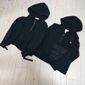 レディース パーカー 二点セット