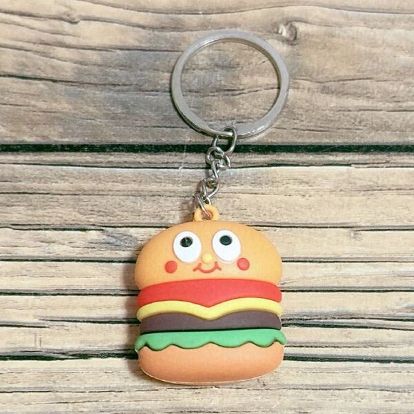 新品 ハンバーガー キーホルダー