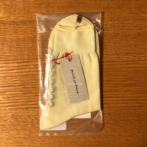 2024s/s mina perhonen ミナペルホネン「tambourine」ソックス カラー:yellow