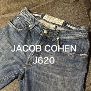 【美品】 JACOB COHEN J620 JAP CF インディゴデニムパンツ