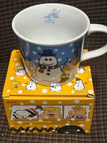 ケンタッキーフライドチキン KFC スヌーピー スープマグ ブルー PEANUTS