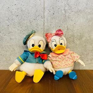 【レア】ヤングエポック ドナルド & デイジー ぬいぐるみ TDL 開園当初