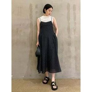 【新品 Mila Owen 】ミラ オーウェン ワンピース カットレイヤード パネルボリューム ロングワンピース