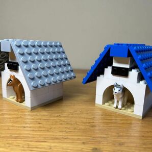 レゴ LEGO 犬小屋(ドッグハウス)2個セットC