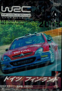 DVD VIDEO 【新品】　WRC FIAWORLD RALLY CHAMPIONSHIP 2003 世界ラリー選手権 公認DVD　ドイツ／フィンランド