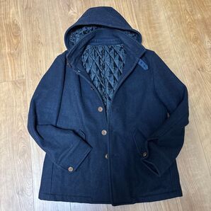 JUNMEN ダッフルコート ネイビー Lサイズ