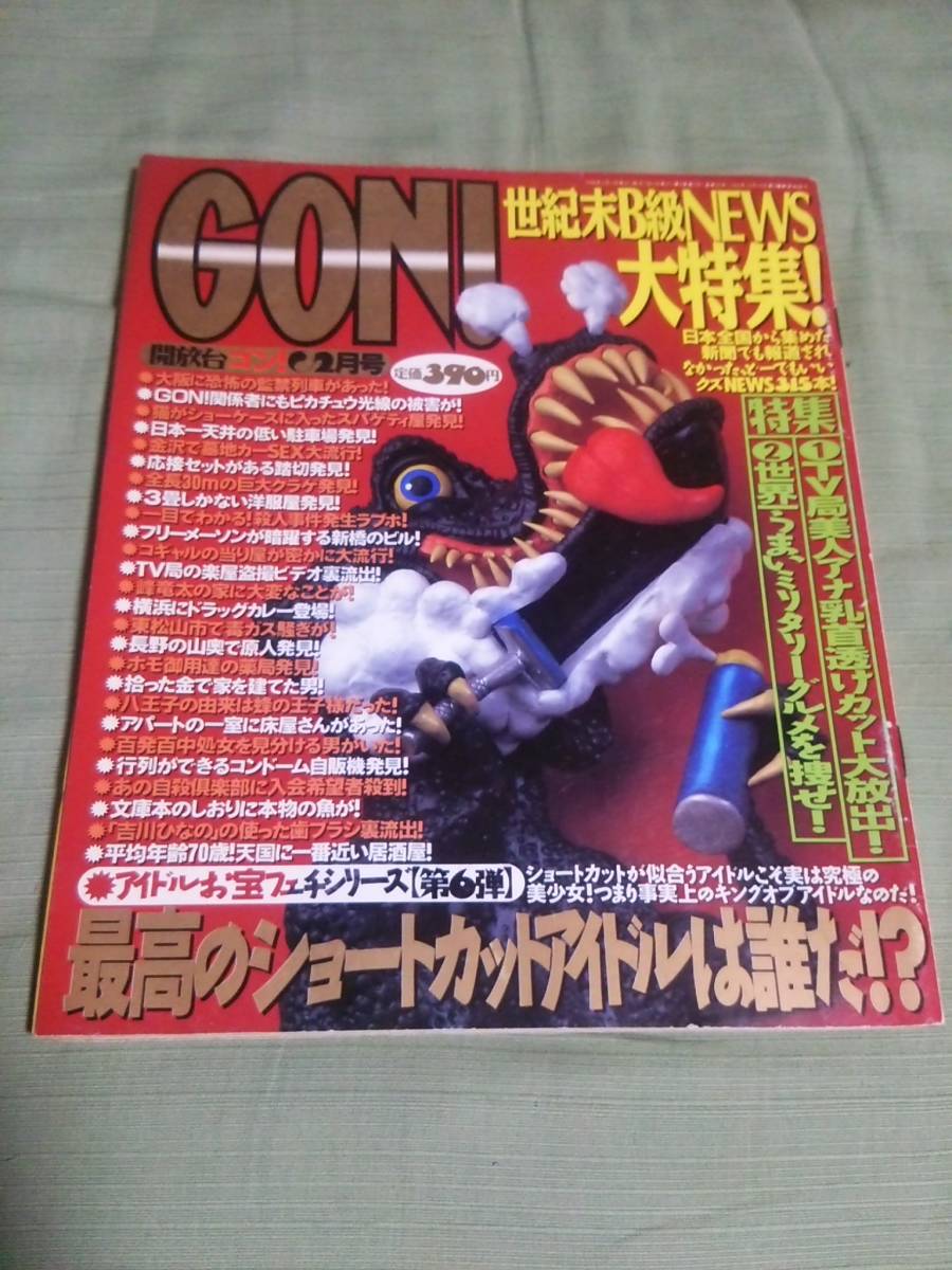 ミリオン出版 ゴン! GON! 39冊 1995年〜1998年 コミックゴン! 創刊