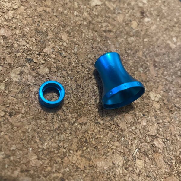中古 城峰釣具 Z-changer チェンジャー S-roller ラインローラー セット P-works ファンネル ハンドル