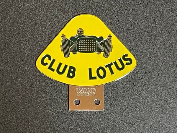 クラブ ロータス CLUB LOTUS グリルバッジ カーバッジ