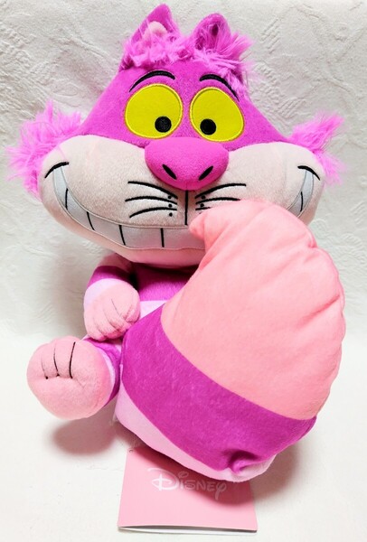 【新品未使用】チェシャ猫 Lぬいぐるみ くるりんしっぽVer. ディズニー ふしぎの国のアリス 約33cm タグ付き プライズ