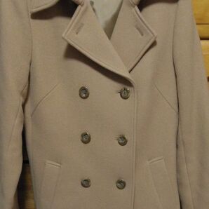 Pコート ウール ベージュ コート難あり