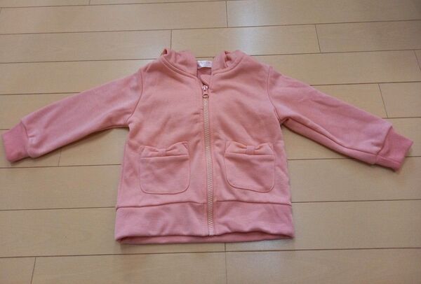 西松屋 パーカー裏起毛 90cm
