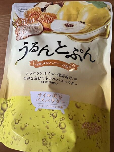 うるんとぷん マルメロハニー 500g ミネラルバスパウダー