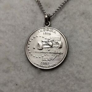 インディ500 アメリカのコインネックレス