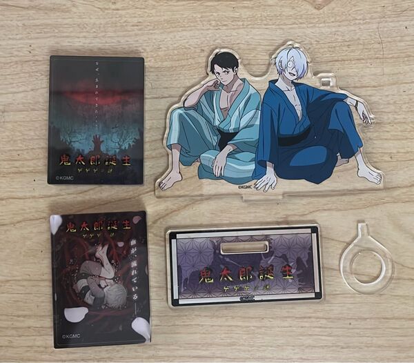 ゲゲゲの鬼太郎 ゲゲゲの謎 アクリルスタンド アクリルブロック 水木 ゲゲ朗 鬼太郎