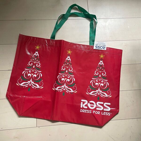 ハワイ限定 最新 ROSS ロス TJ MAX トートバッグ 折りたたみエコバッグ クリスマス