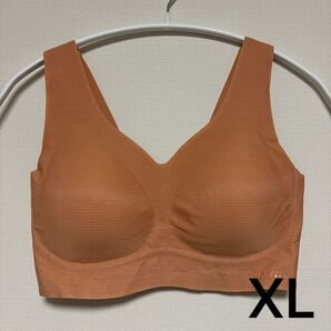 ノンワイヤーブラ ナイトブラ ベーシックカラー マタニティー オレンジ 大きいサイズ XL