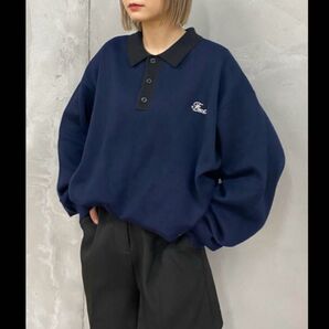 WHO'S WHO gallery フーズフーギャラリー COOPER FACTポロニット ネイビー