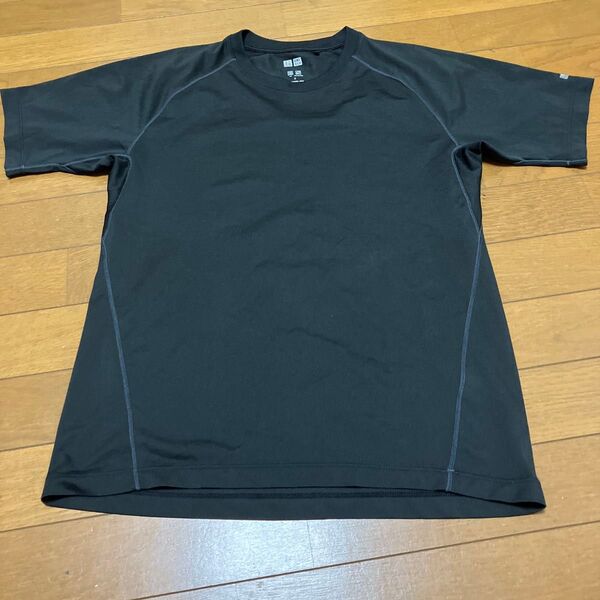 美品 UNIQLO S 半袖Tシャツ アンダーシャツ 肌着 黒
