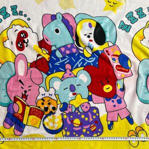 BTS BT21 生地(4) フリース はぎれ 【匿名配送】