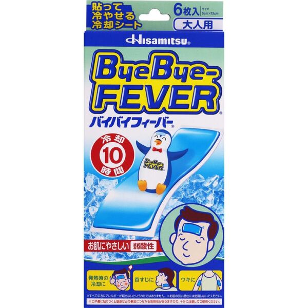 バイバイフィーバー大人用 6枚 2箱セット 久光製薬