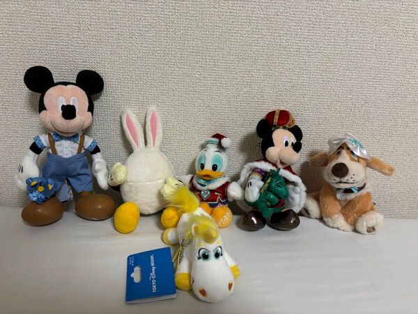 タグ付き新品 ミッキー ナナ ドナルド クリスマス ぬいば ぬいぐるみバッジ TDR トイストーリー バターカップ