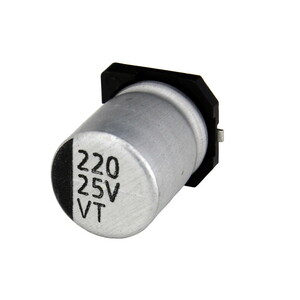 10個 電解コンデンサー 25V 220Uf　 8×10mm 耐電圧：25V 静電容量：220uF　　送料無料　送料込み