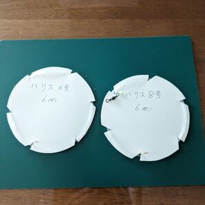 ワラサコマセ仕掛け6号又は8号6m。5枚セット