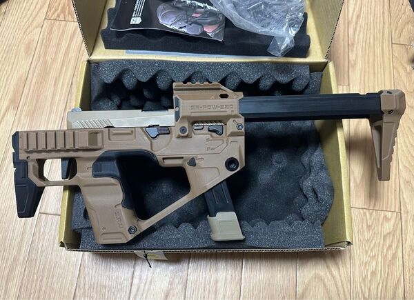 SRU SIG P320 PDWコンバージョンキット+本体セット TAN ※破損箇所あり、説明文に詳細 ガスガン