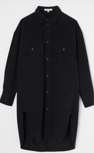 moussy COTTON TWILL LONG SHIRT 新品 未使用 マウジー コットンツイル ロング シャツ ジャケット