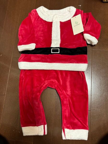 お値下げ不可 新品タグ付き ブランシェス サンタコス 80 ロンパース ベビー服 子供服 ベビー クリスマス なりきり