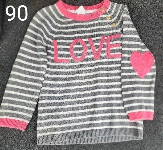 H&M 女の子 チュニック ニット サイズ90