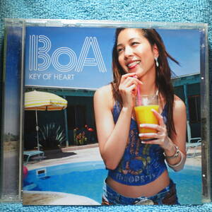 [CD+DVD] BoA ★ KEY OF HEART／DOTCH ★帯付き