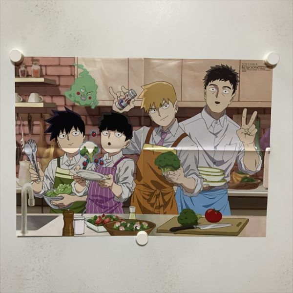 モブサイコ100』番宣告知ポスター 非売品 ONE 亀田祥倫 アニメ