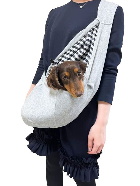 Japan Keystone 犬 抱っこ紐 ペットスリング 長さ調節可能 ドッグスリング