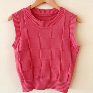 GRL グレイル ニットベスト ノースリーブ ニット