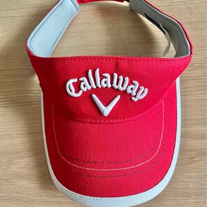【美品】ゴルフサンバイザー Callaway