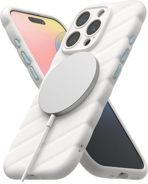iPhone 16 Pro ケース MACARON SILICONE MAGNETIC 液状シリコン素材 落下防止 耐衝撃