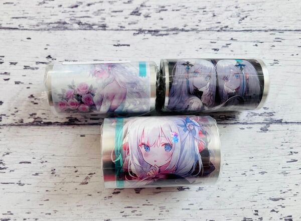まとめ売り3種 海外マステ 人物マステ マスキングテープ 新品 巻売り