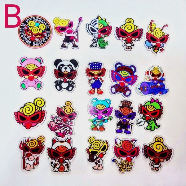 アクリルパーツ 4cm ヒスミニ B