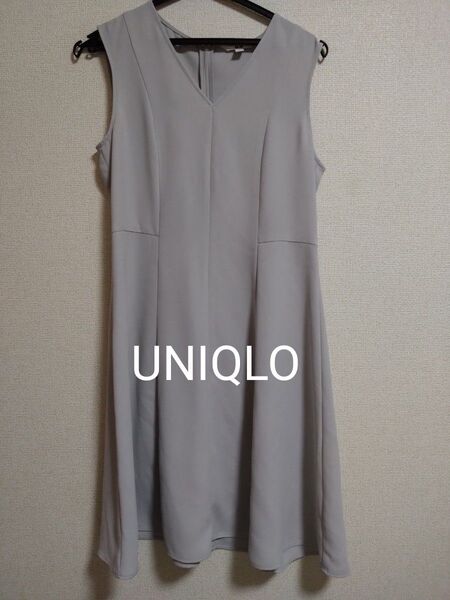 お値下げ中!【UNIQLO】ノースリーブワンピース Sサイズ