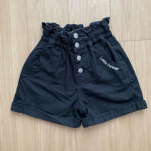 REREK ショート パンツ 140 黒 ブラック