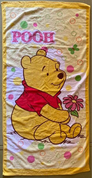 未使用品 プーさん ディズニー タオル 未使用 バスタオル