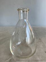 変わった形のガラス瓶ビン 吹き硝子ゆらゆら気泡フラワーベース花瓶花器古道具アンティークビンテージコレクションインテリアディスプレイ_画像5