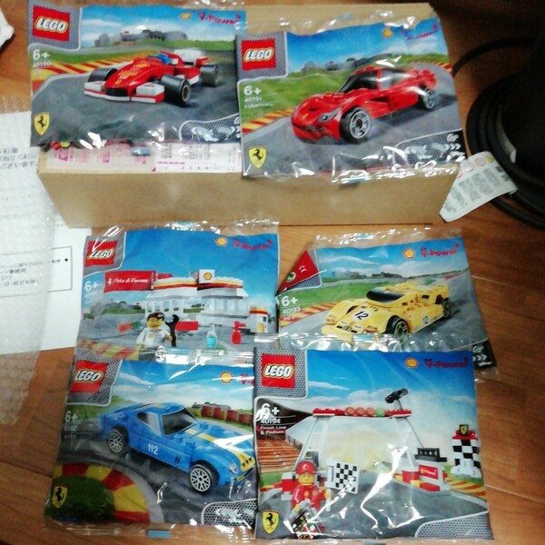 LEGO 昭和シェル × フェラーリ 限定 6個セット レゴ