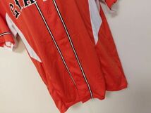 kkyj3288 ■ GIANTS ■ ジャイアンツ adidas アディダス シャツ Tシャツ ユニフォーム 半袖 ドライメッシュ ベースボール 野球 オレンジ L_画像3