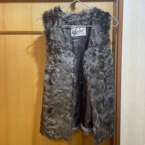 エディットフォールル ファーベスト ウィムガゼット コート ベスト ファーベスト ノースリーブ ジレ