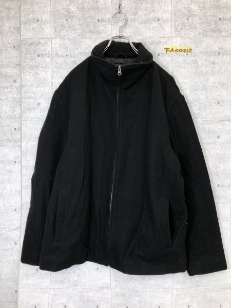 GAP 00s オールドギャップ ウールジャケット ブラック ビッグサイズ.