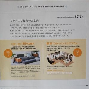 ACTUS アクタスお買物優待券